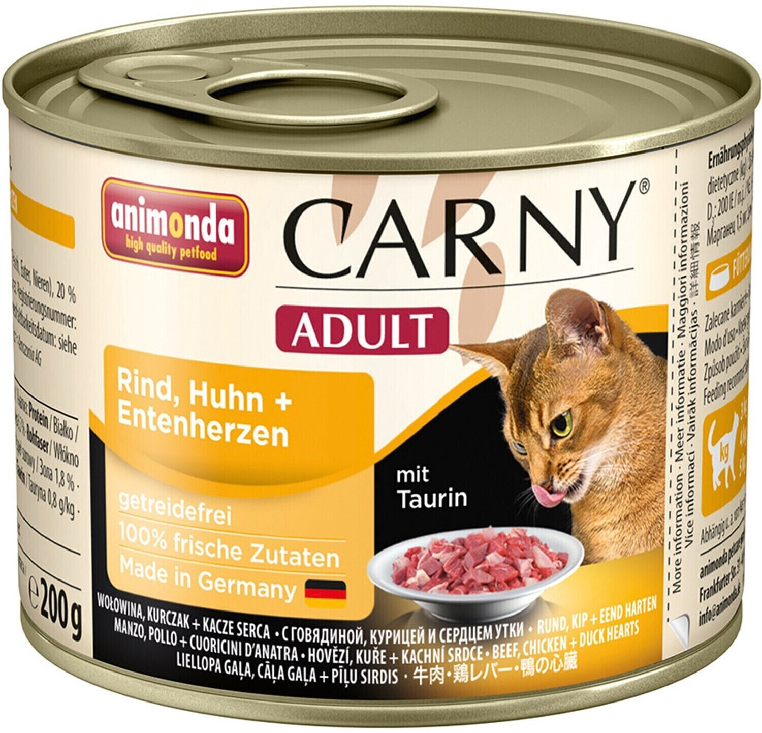 Animonda Carny Adult Poulet et canard (200 g)