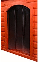 Trixie Coupe-vent en plastique pour niche Niko 22 x 35 cm