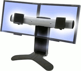 Ergotron LX Dual Support de bureau pour 2 Moniteurs LCD (33-299-195)