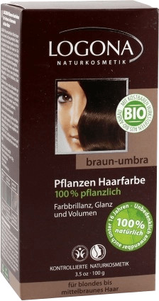 Logona Coloration végétale Châtaigne (100 g)