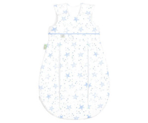 BlauNEU Odenwälder BabyNest Prima Klima Jersey Schlafsack 70cm Sterne Weiß 