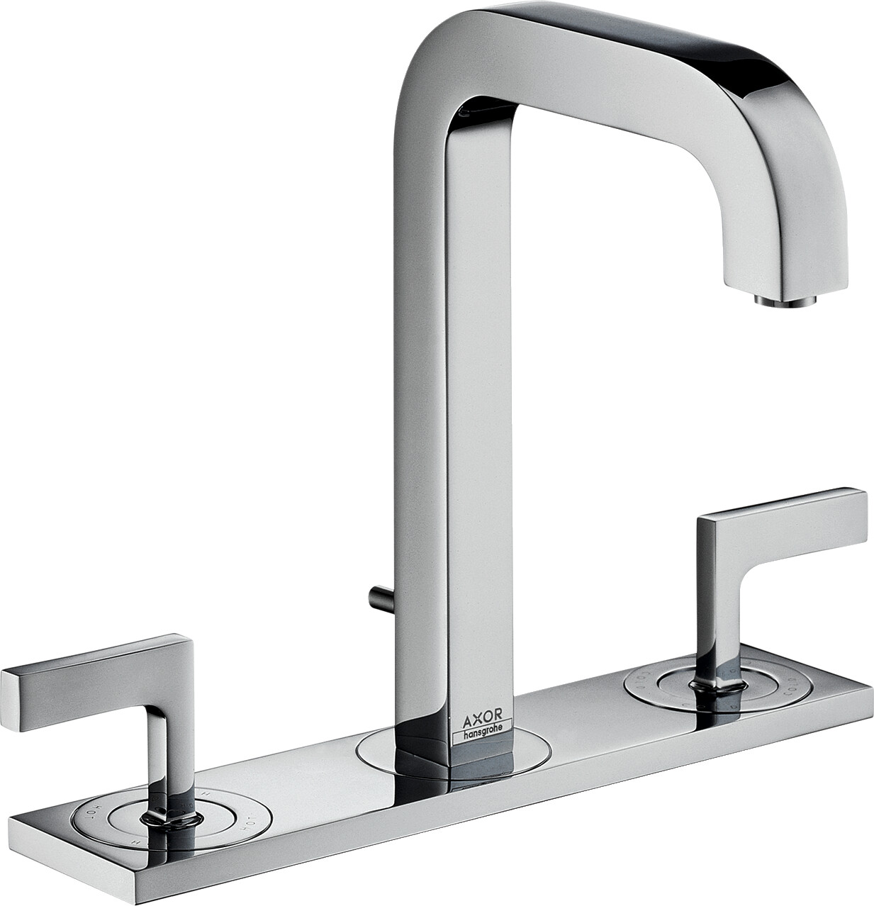 Axor Mélangeur lavabo 3 trous Citterio poignées Manettes (39136)