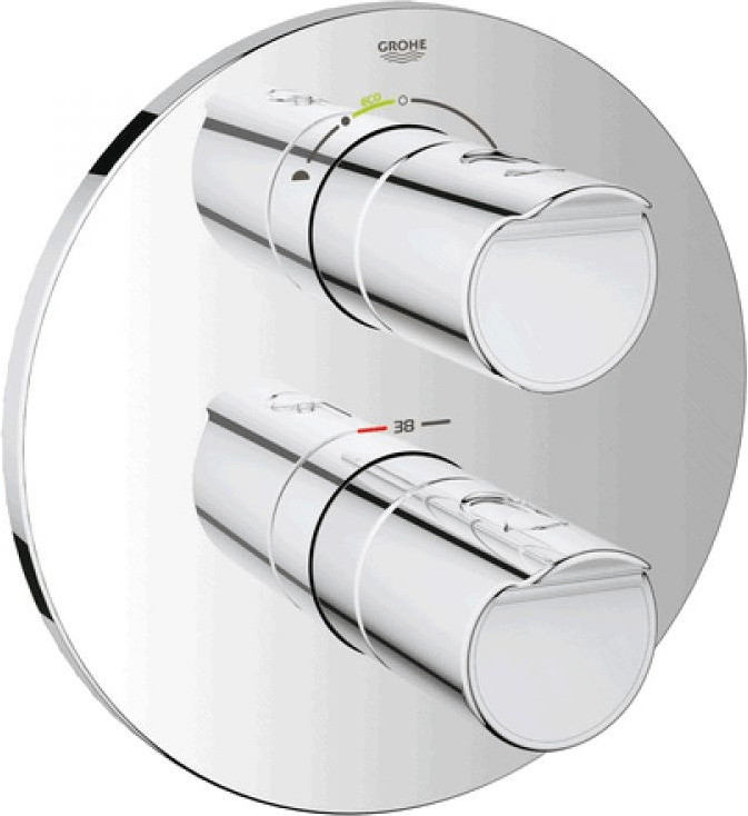 GROHE Grohtherm 2000 - Façade pour mitigeur thermostatique Bain/Douche (chrome, 19355)