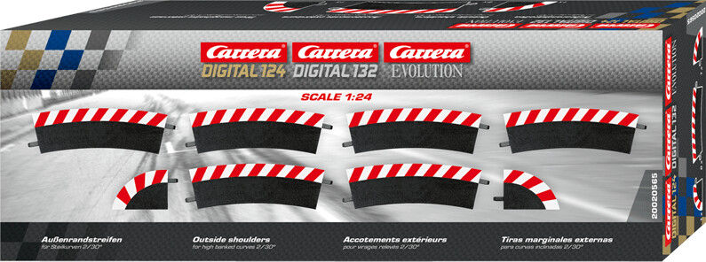 Carrera Bordures extérieures pour virage relevé 2/30