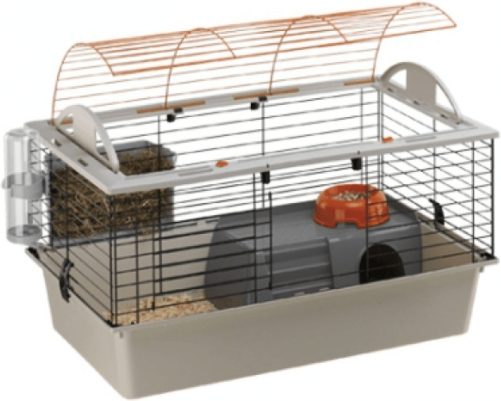 Cage pour lapin et cobaye - 78 cm - Ferplast Casita 80