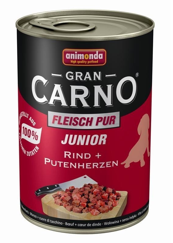 Animonda GranCarno Junior Boeuf et coeur de dinde (400 g)