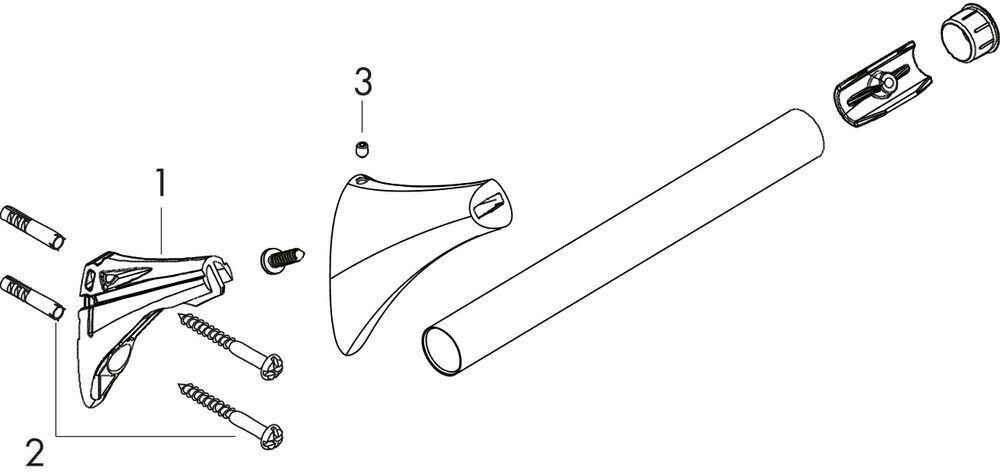 Axor Massaud porte-papier (42236)