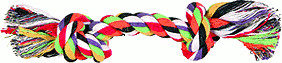 Trixie Corde noeud multicolore 20 cm