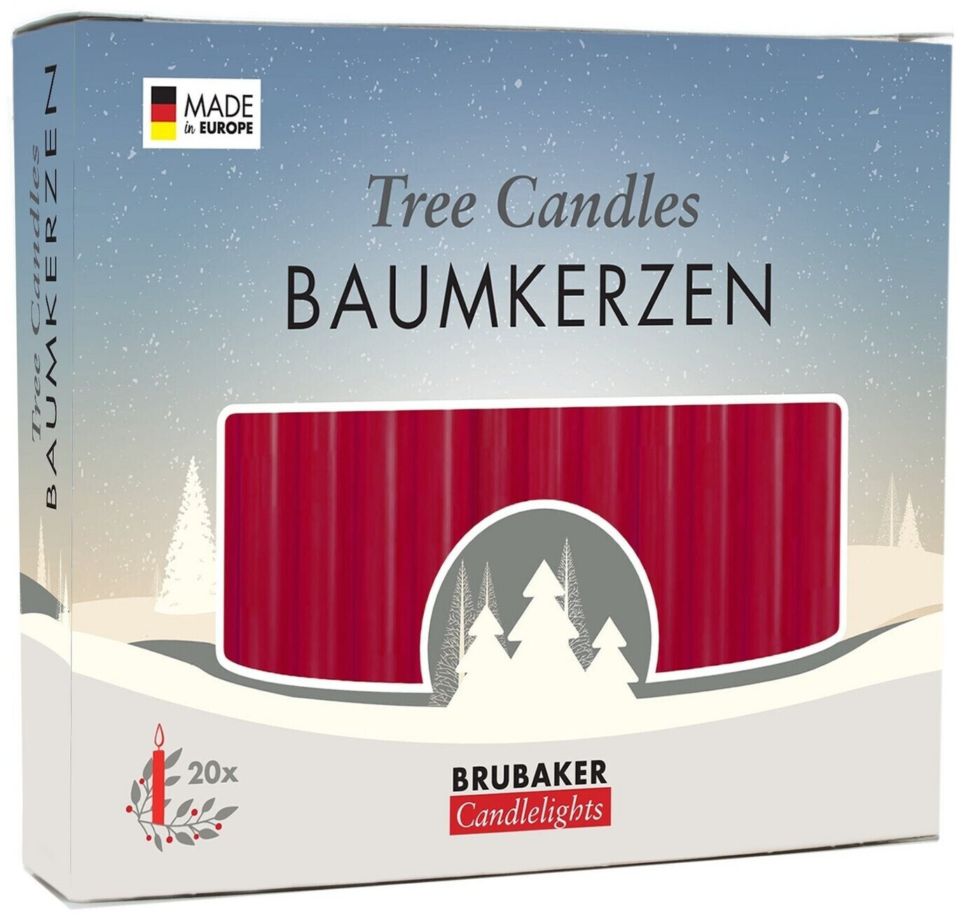 Brubaker Tree Candles 20 pcs