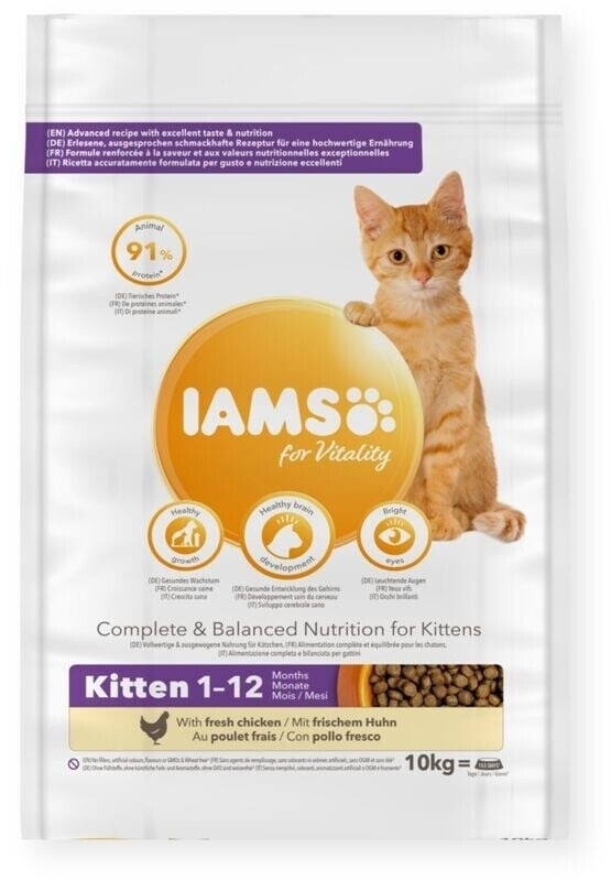 IAMS Kitten & Junior with fresh chicken