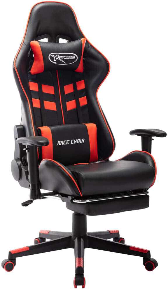 vidaXL Chaise gaming avec repose-pied (20512)