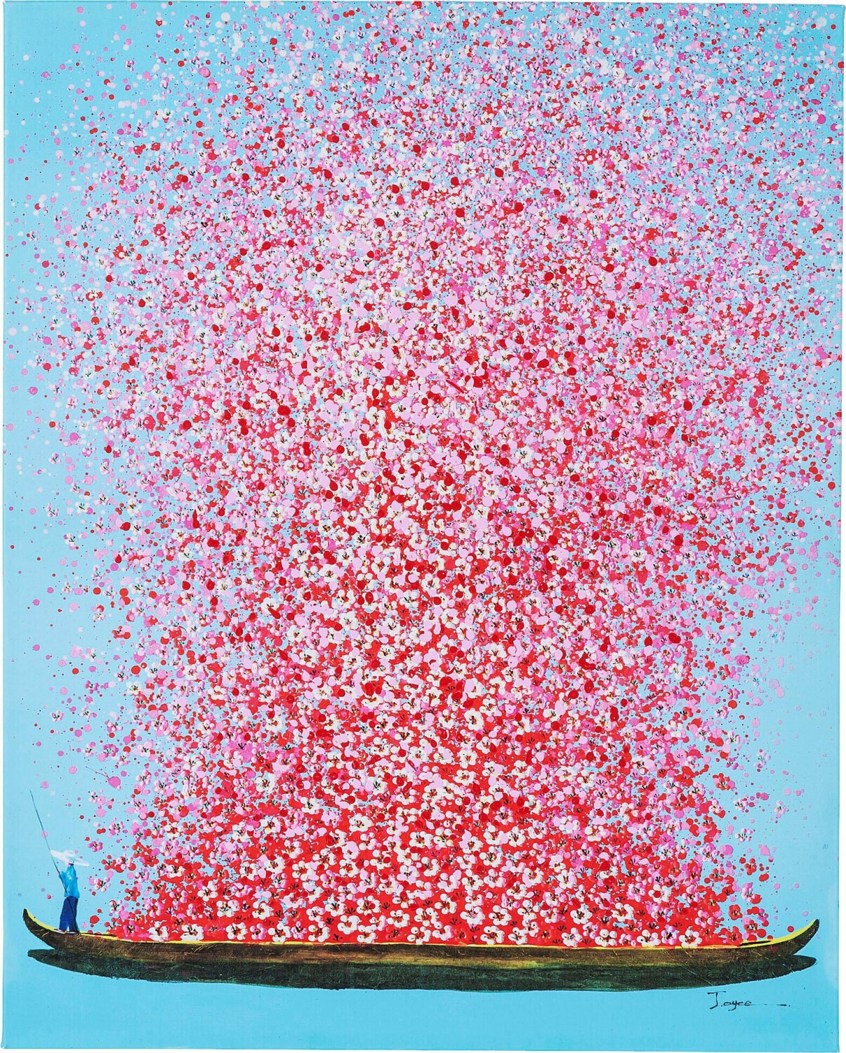 KARE Touched Flower Boat 80x100cm