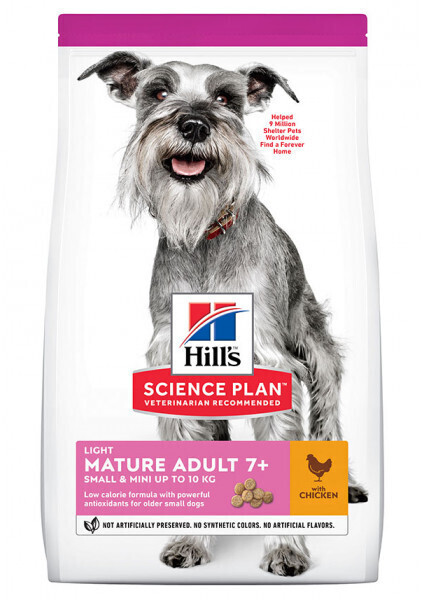 Hill's Science Plan Canine Mature Adult Light Mini Chicken Dry