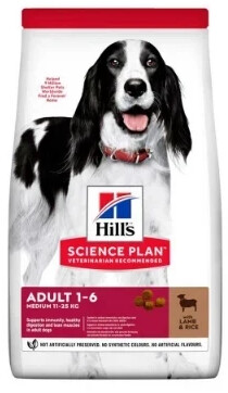 Hill's Science Plan Canine Adult Medium Lamb & Rice Dry