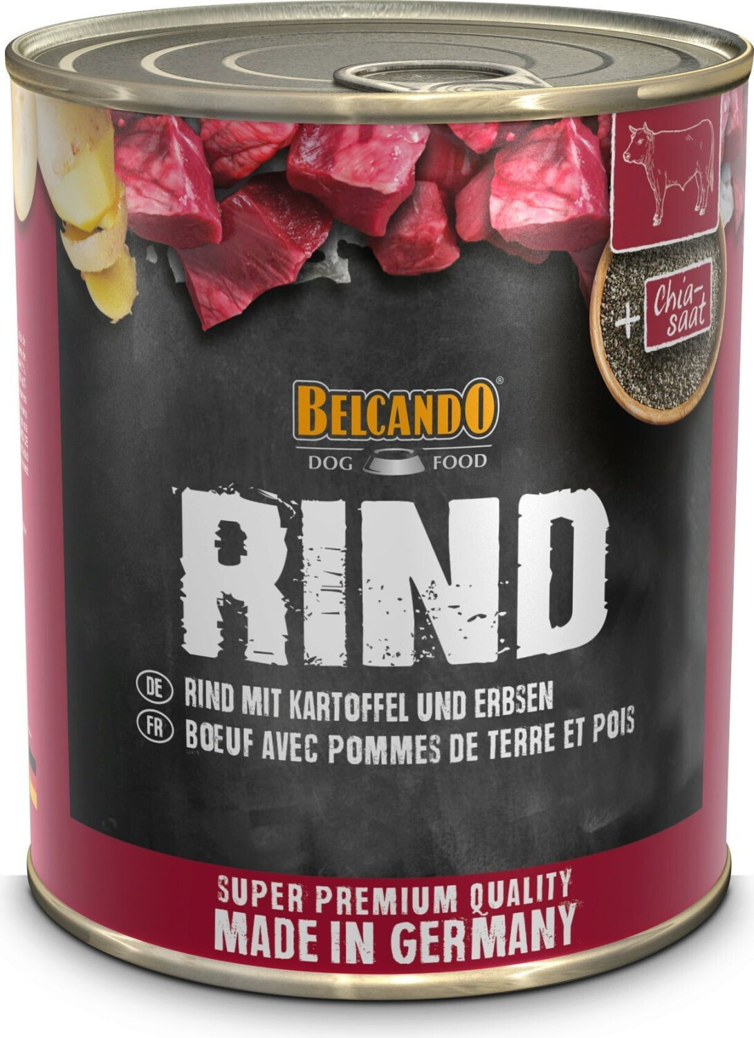 Belcando Boeuf, pomme de terre & petits pois