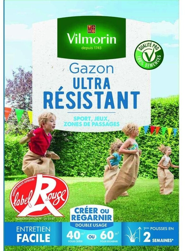Vilmorin Gazon ultra résistant