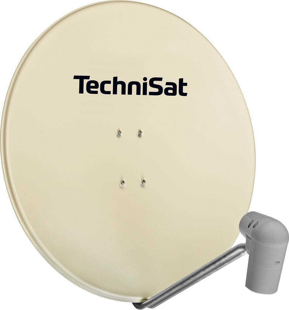 TechniSat SATMAN 850 PLUS 85 cm Sat Anlage mit LNB Haltearm geeignet für UNYSAT Universal-LNB Satellitenschüssel mit AZ-EL Halterung grün 