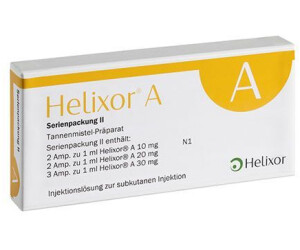 Helixor A Serienpackung II Ampullen (7 Stk.) Ab 72,73 ...