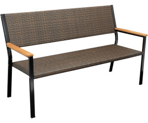 Siena Garden Gartenbank Parkbank 2 Sitzer Menorca Metallgestell