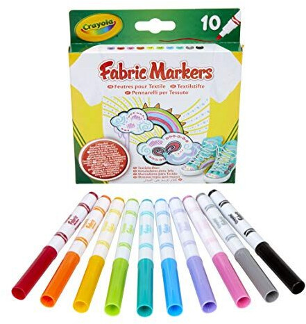 Crayola Feutres pour tissu (x 10) au meilleur prix sur
