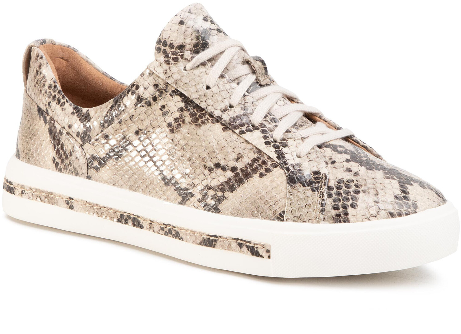 clarks un maui lace natural snake