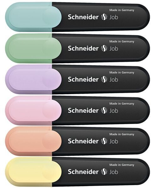 Schneider Job Pastell sortiert (6er Set)
