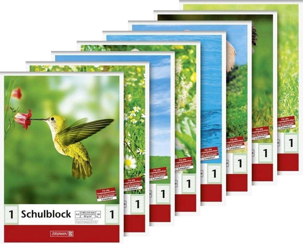 Brunnen Stenoblock A540Bl – 10er Pack | Spiralblo Produktbild-Vorschau 9
