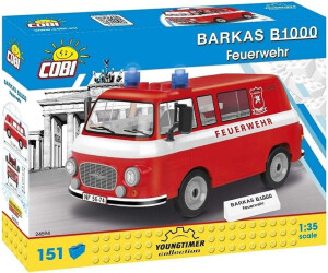 COBI Barkas B1000 Feuerwehr - Set Mattoncini 151 Pezzi Per Camion Dei Pompieri, Compatibile