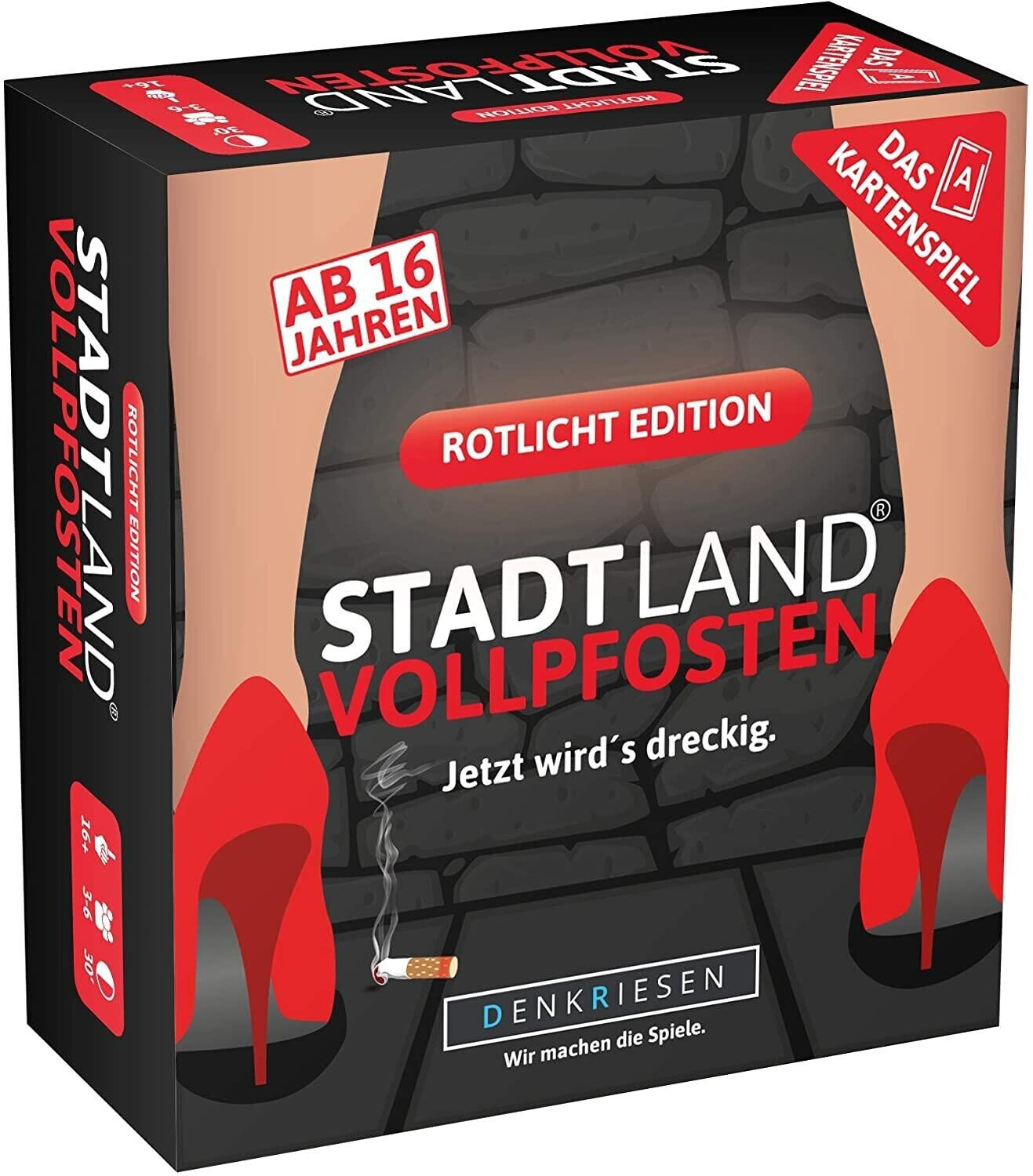 Stadt Land Vollpfosten (Rotlicht Edition): Kartenspiel ab 15,95