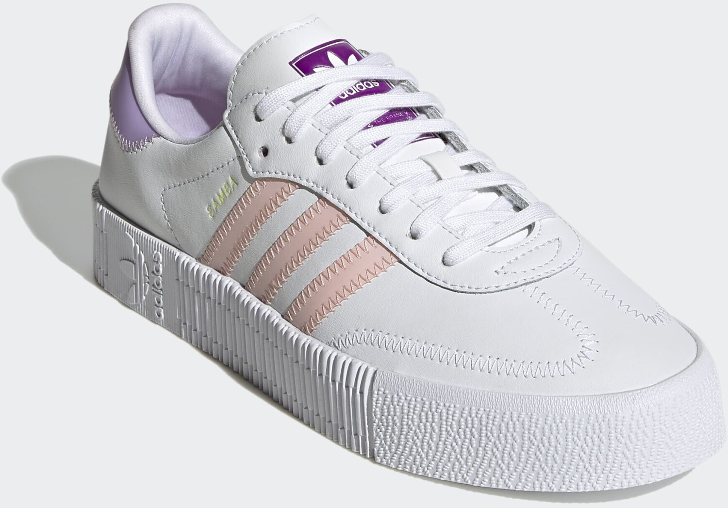 Buy Adidas Sambarose Women cloud white/haze coral/shock purple from Â£58.55 (Today) â Best Deals 