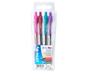 Pilot Lot de 4 stylos à bille G2 0,4mm - couleurs assorties au meilleur  prix sur