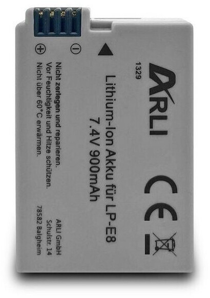 canon battery pack lp e8