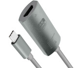 Avizar Adaptateur Audio USB-C vers Jack 3.5mm femelle Design Coudé