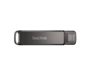SANDISK Clé USB iPhone 64go iXpand Flash Drive lightning + USB pas cher 
