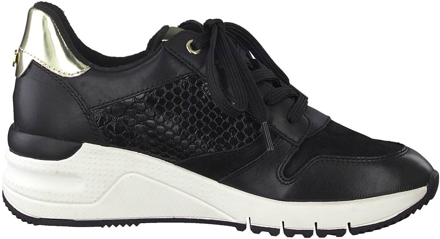 tamaris black trainers
