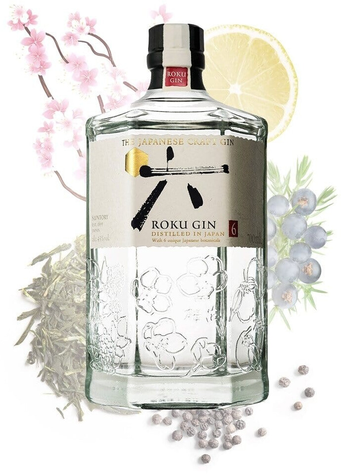 Buy Roku Japanese Craft Gin 43 from £25.00 (Today) Best Deals on