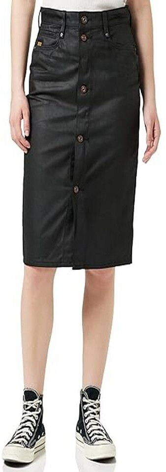 G-Star Noxer Button Pencil Skirt - Gonna Tubino Midi In Cotone | Elegante E Casual