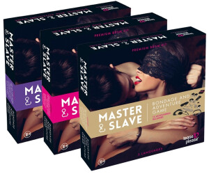 Tease & Please Master & Slave Bondage Game - juegos sexuales de parejas  adultos BDSM con 13 juguetes sexuales y accesorios - juegos eroticos para  una