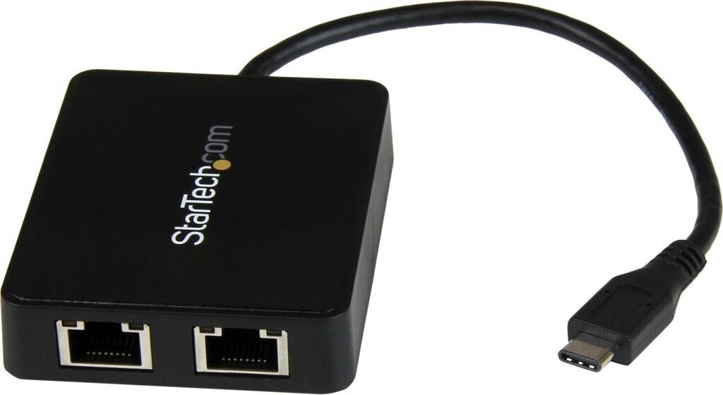 StarTech USBC to Dual Gigabit Adapter with USB 3.0 (TypeA