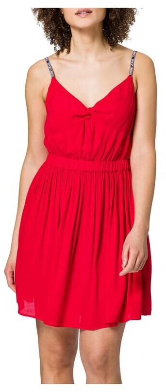 Tommy Hilfiger Essential Repeat Logo Strap Dress DW0DW09934 Deep Crimson Ab 68 99 