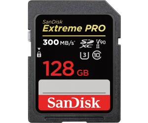 SanDisk Extreme Dispositivo de lectura/escritura de tarjetas USB-C Tarjeta de memoria SDXC de 128 GB hasta 150MB/s SanDisk Extreme PRO SD UHS-II 