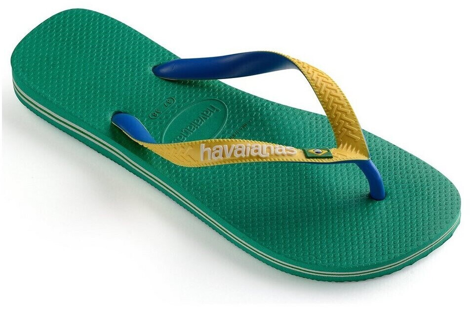 green and yellow havaianas