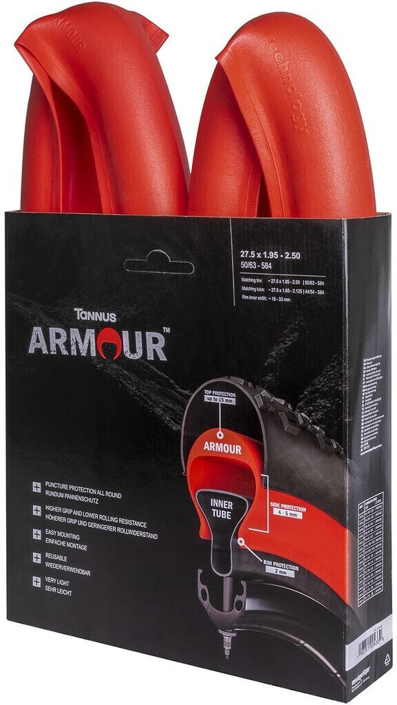 TANNUS Armour Pannenschutz Für 26 Zoll Reifen – Pannensicherer Semi-Mousse-Einsatz, Wiederverwendbar