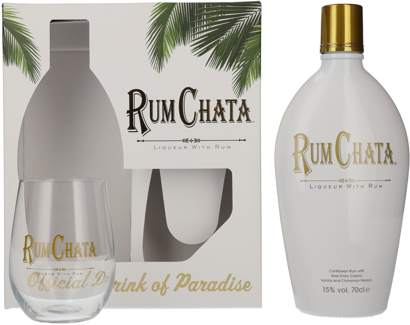 Rum Chata Rum Liqueur 0.7l 15 Geschenkbox mit Glas ab 19,71