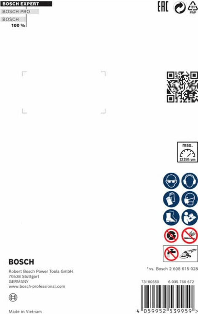 Bosch Accessories Expert MultiMaterial 125 x 2,2 x 22,23 mm (2608900660