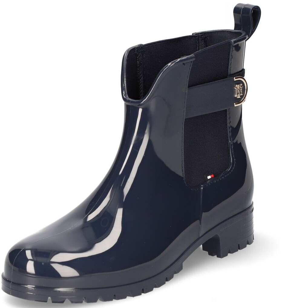 tommy hilfiger monochromatic ankle boot