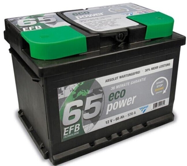 Car Tec Autobatterie Eco Power 12V 65AH ab 136,49 €