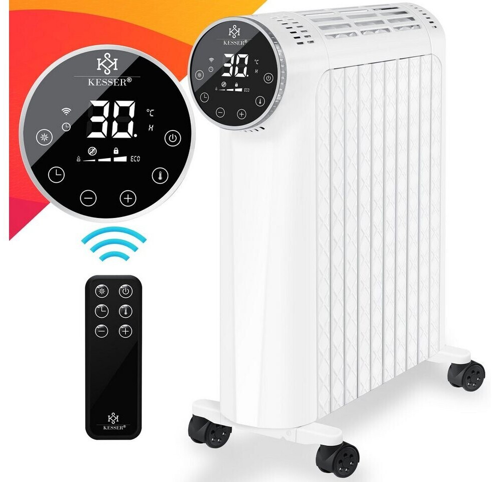 Kesser Oil Radiator with Display 2500W