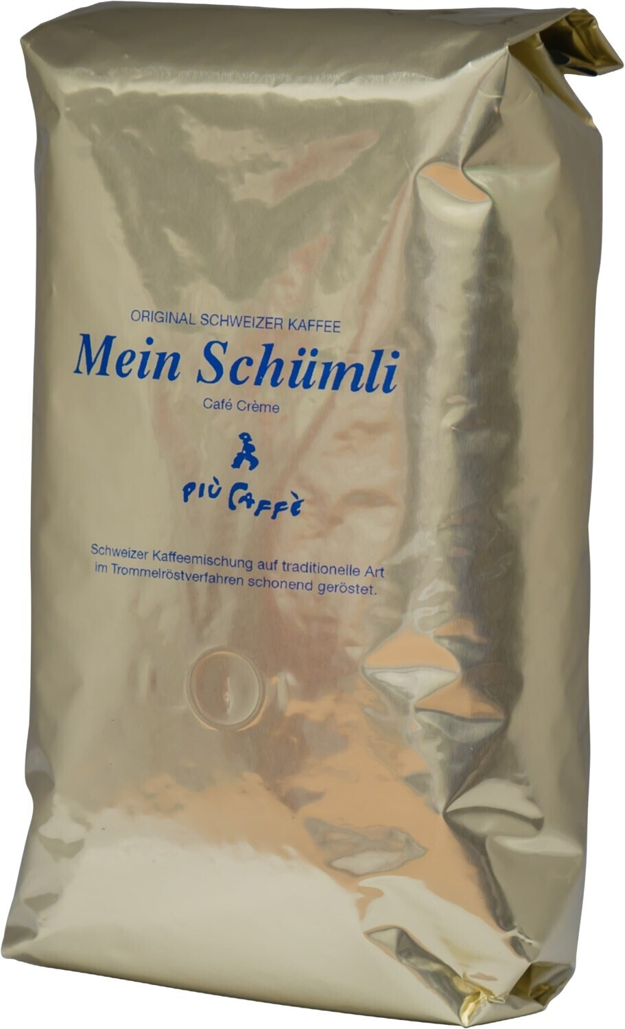 Café Moulu Piu Mein SCHÜMLI 1kg - Mélange 85% Arabica 15% Robusta - Café Crémeux Doux Et Peu Acide - Idéal Machine Espresso