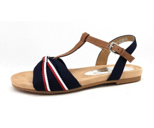 tom tailor sandalen blau weiß